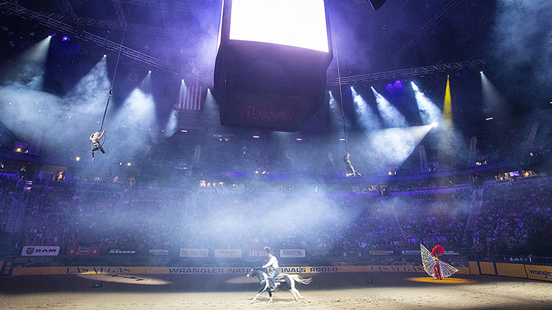 Opening night at the Wrangler National Finals Rodeo is always a showstopper.