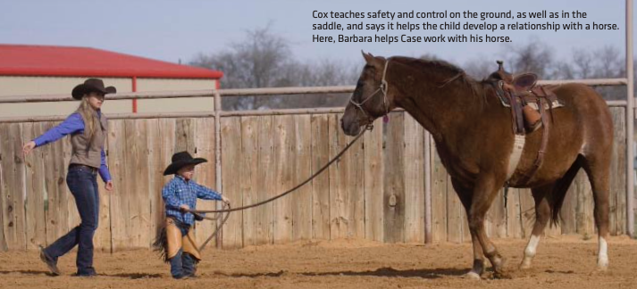 Selecting the right children's horse is the first step in encouraging young riders, according to Chris Cox.