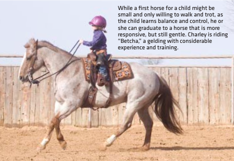 Selecting the right children's horse is the first step in encouraging young riders, according to Chris Cox.