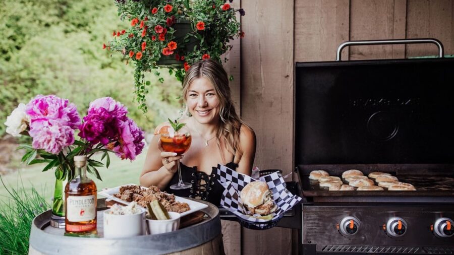 Geena Marcuzzo, creator of Field to Fork. Photography by Shana Bailey photography