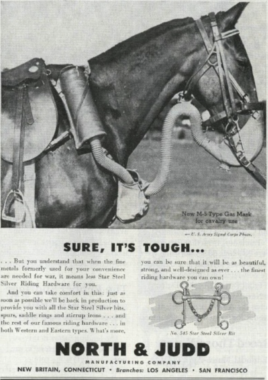 ad that ran in the Nov.-Dec. 1944 issue of Western Horseman 
