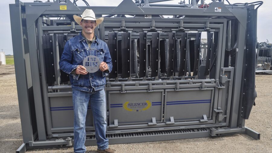 Jesse Pope standing next to the Silencer