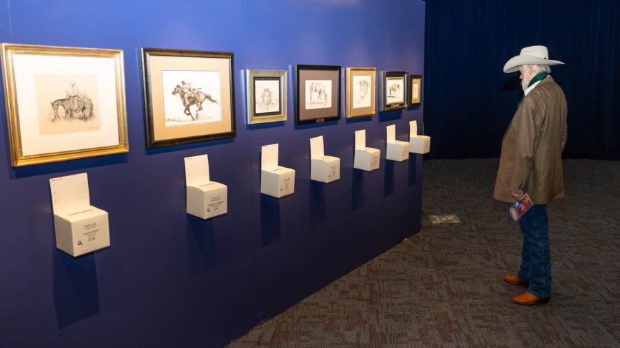 Cowboy Artist of America Exhibition. Photography by Nick Grant